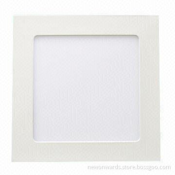 Square LED Panel Light, Small Size 120 x H 13, 3W Total Power High CRI>80 and >90% Power Factor